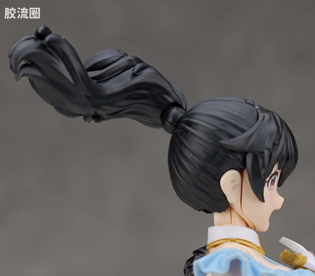 30MS 可选发型配件 Vol.11 马尾辫3[黑色1] - 图片